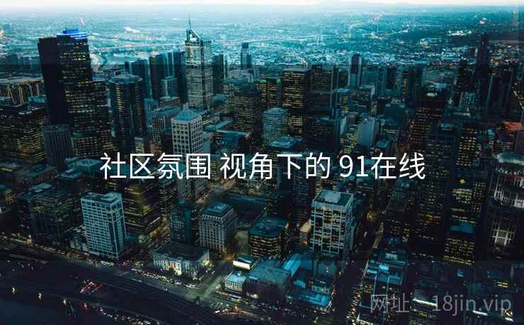 社区氛围 视角下的 91在线 社区氛围 视角下的 91在线